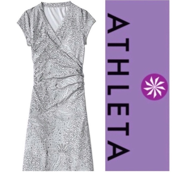 Athleta Dresses & Skirts - 🩶🤍Athleta Wrap Dress